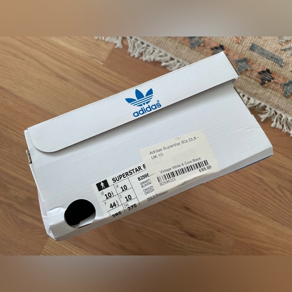 Adidas Superstar 80s DLX Sneaker - Vintage White & Black - 10.5 - Picture 14 of 14